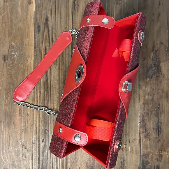 Sparkly Wine bottle bag - Picture 2 of 5